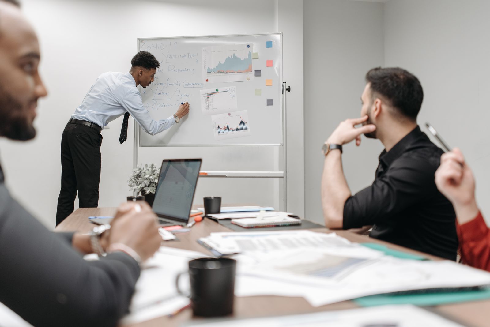 Team working with a shared view of customer data